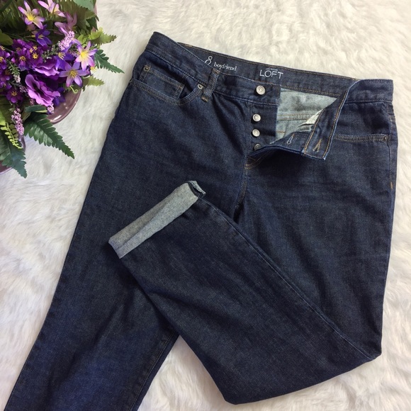 loft button fly jeans